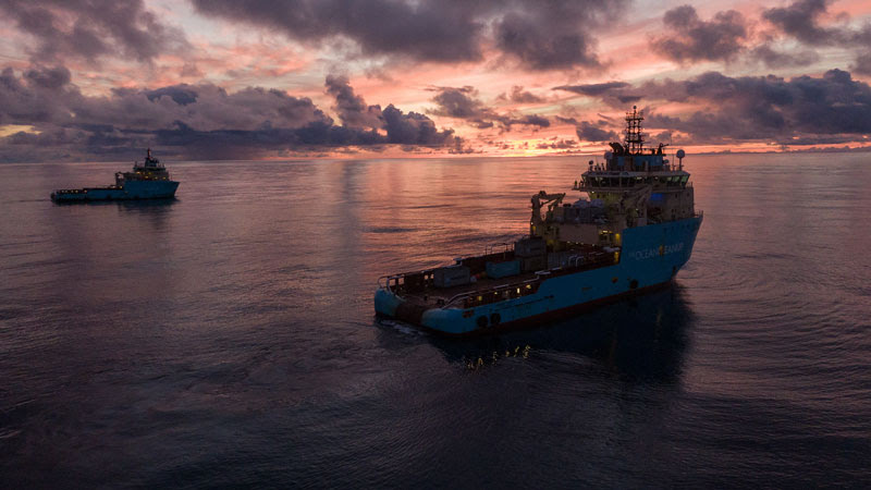 Ocean clean up vessel
